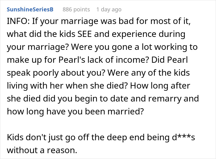 Guy’s Kids Are Still Mourning His Ex-Wife, Refuse To See The New One As Family, He’s Livid