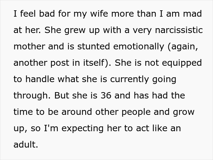Guy Horrified As His Cancer Has No Effect On Postpartum Wife Who Still Expects Him To Slog At Home