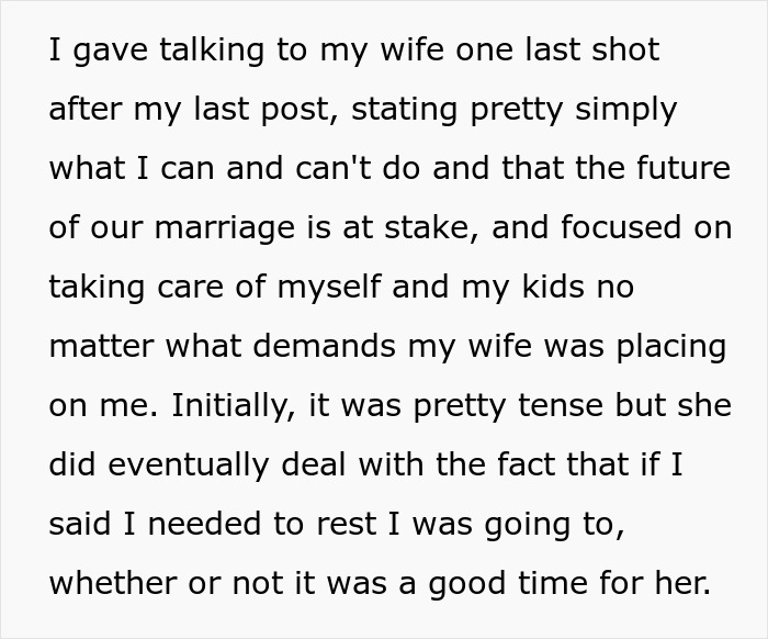 Guy Horrified As His Cancer Has No Effect On Postpartum Wife Who Still Expects Him To Slog At Home