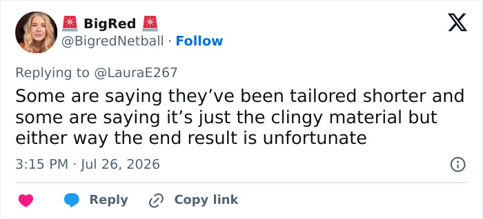 Female Athletes Plagued By Wardrobe Malfunction During Match As Fans Call It Out
