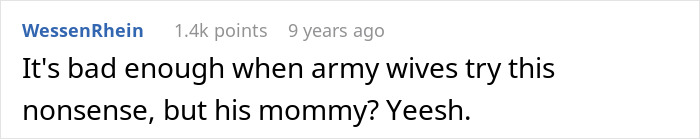 MIL Tries To Pull Rank On Bride’s Dad Using Her Lieutenant Son, Gets Shut Down By His Captain Son