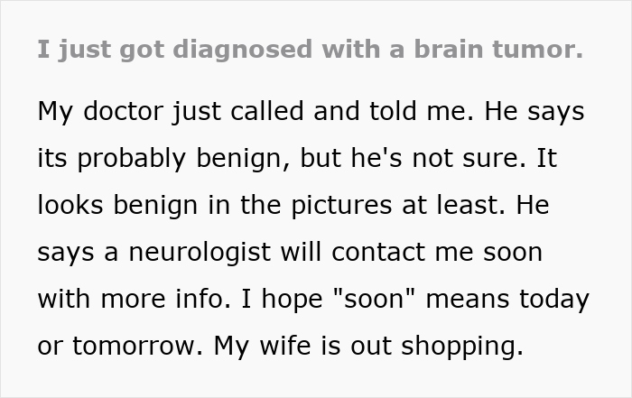 Guy Discovers A Giant Brain Tumor, Says Goodbye To His Family, Then Gets A Second Chance At Life