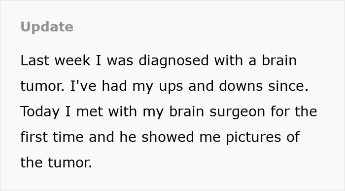 Guy Discovers A Giant Brain Tumor, Says Goodbye To His Family, Then Gets A Second Chance At Life
