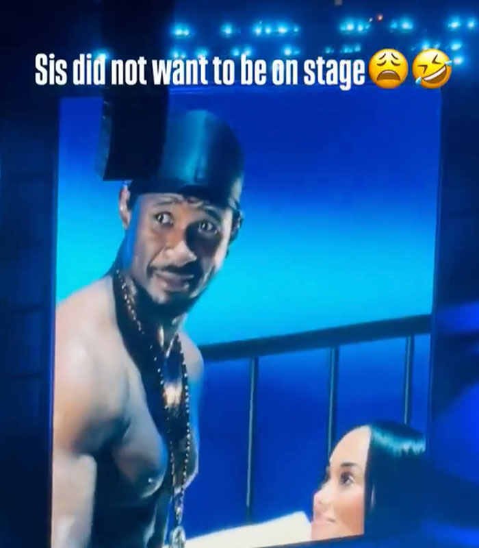 Woman Booted Off Stage By Usher After Awkward Reaction To His Seductive Moves Breaks Silence With Savage Post