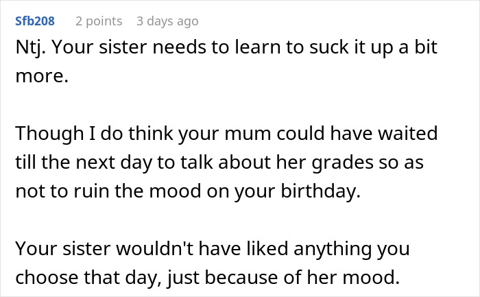 Woman&rsquo;s Birthday Dinner Turns Into A Disaster After Her Teen Sister Starts Crying Over The Food