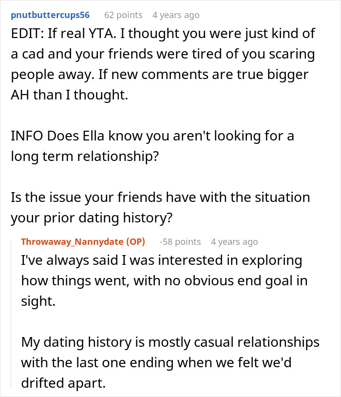 Guy’s Post About Pursuing Friend’s Nanny Creeps People Out, Then The Friend Tells The Dark Truth
