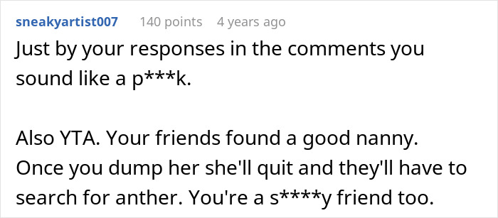 Guy’s Post About Pursuing Friend’s Nanny Creeps People Out, Then The Friend Tells The Dark Truth