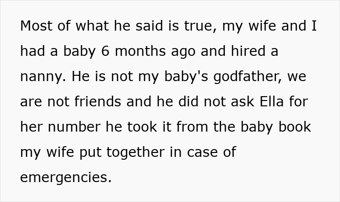 Guy’s Post About Pursuing Friend’s Nanny Creeps People Out, Then The Friend Tells The Dark Truth