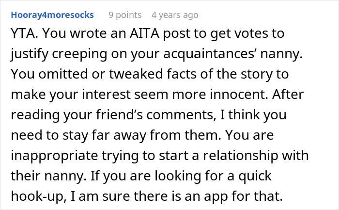 Guy’s Post About Pursuing Friend’s Nanny Creeps People Out, Then The Friend Tells The Dark Truth