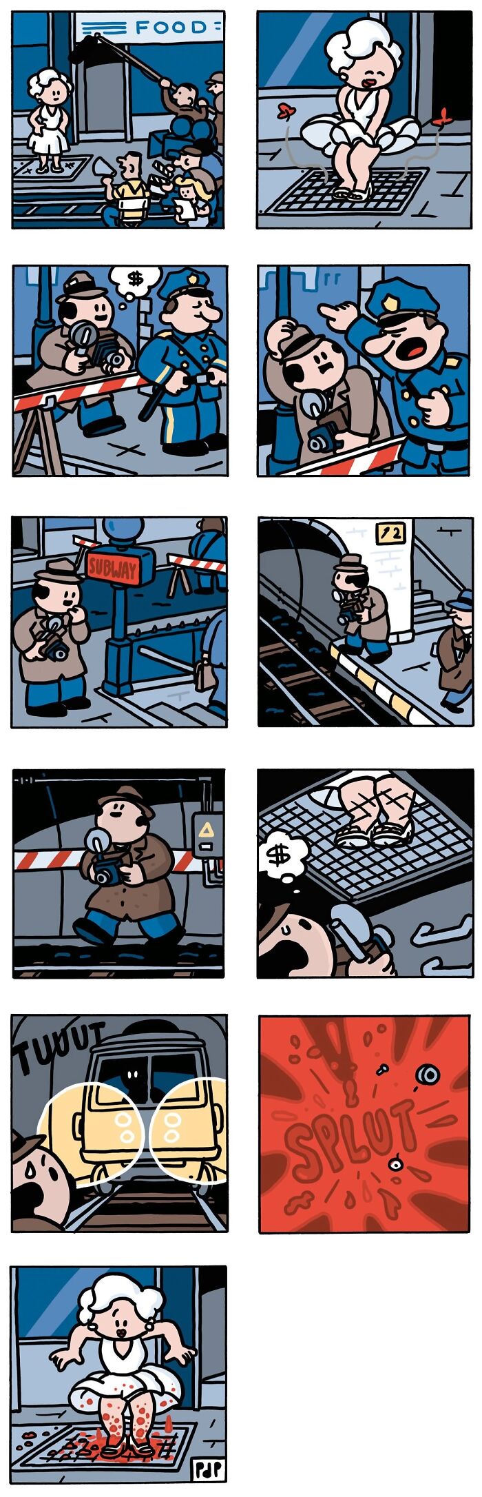 21 New Comics By Pieter De Poortere That Take A Very Dark Turn When You Least Expect It