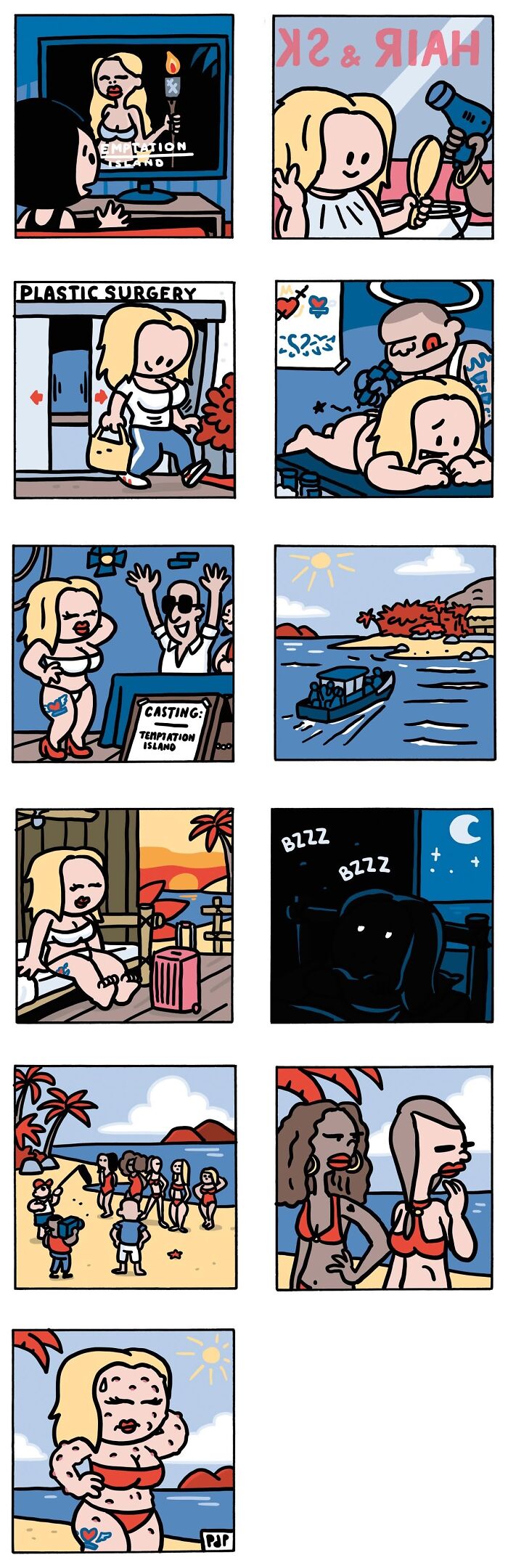21 New Comics By Pieter De Poortere That Take A Very Dark Turn When You Least Expect It