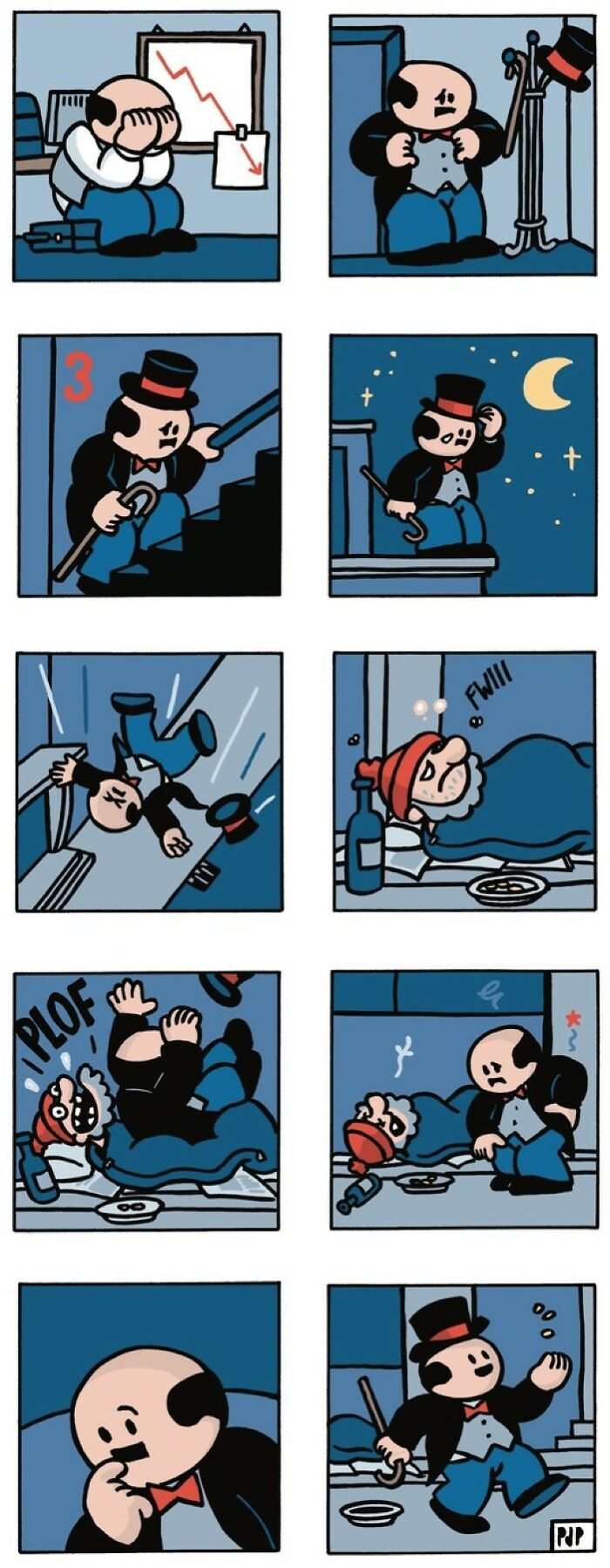 21 New Comics By Pieter De Poortere That Take A Very Dark Turn When You Least Expect It