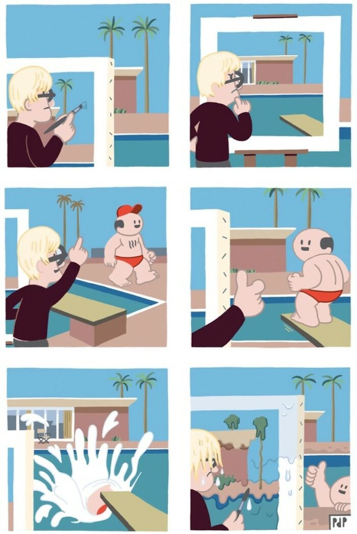 21 New Comics By Pieter De Poortere That Take A Very Dark Turn When You Least Expect It