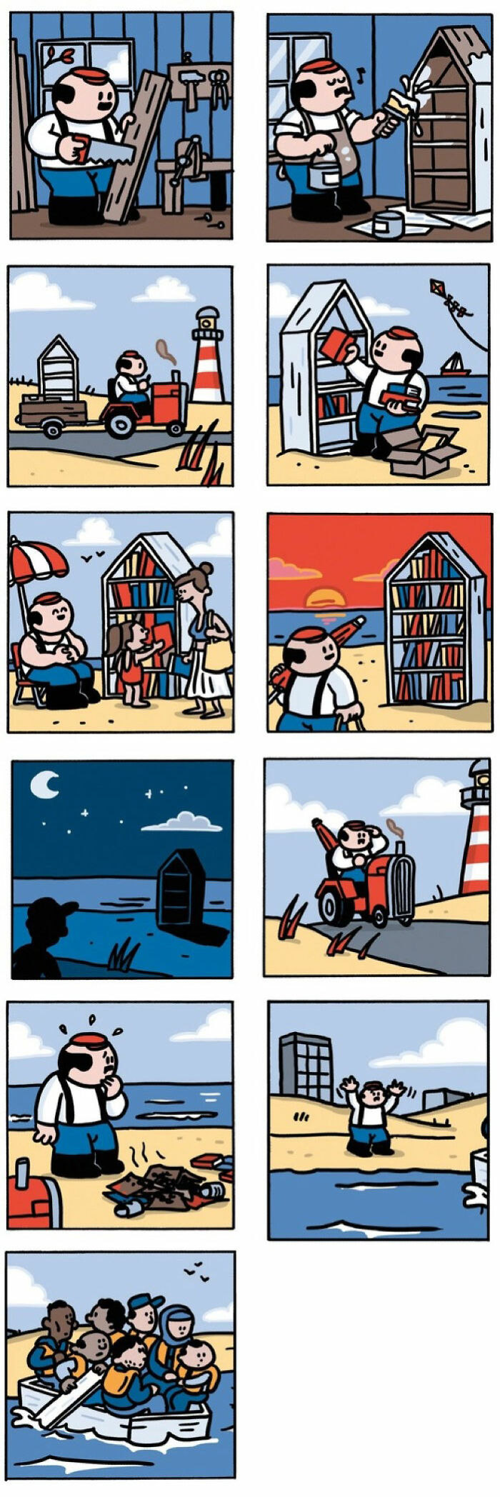 21 New Comics By Pieter De Poortere That Take A Very Dark Turn When You Least Expect It