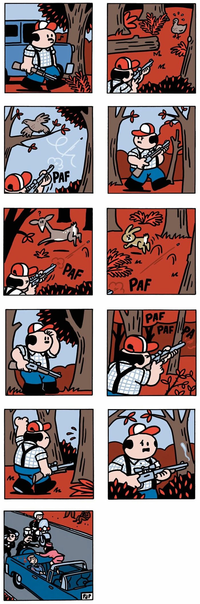 21 New Comics By Pieter De Poortere That Take A Very Dark Turn When You Least Expect It