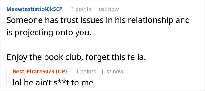 Husband Is Very Uncomfortable With The Books His Wife Reads During Book Club, Blames It All On One Person