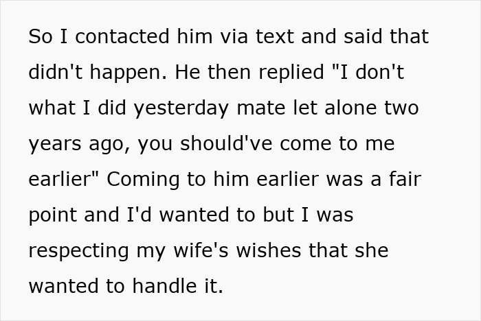 Divorced Guy Still Feels Hurt About Comment Ex-BIL Made 2 Years Ago About Him Not Paying Enough
