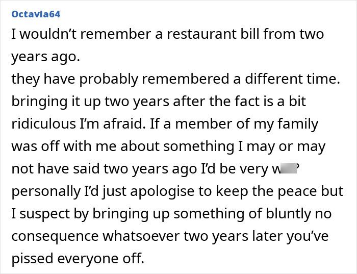 Divorced Guy Still Feels Hurt About Comment Ex-BIL Made 2 Years Ago About Him Not Paying Enough
