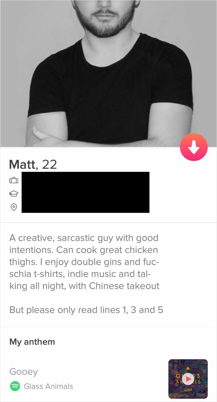 42 Cringe Tinder Profiles That Prove Writing About Yourself Is Genuinely The Hardest Thing To Do