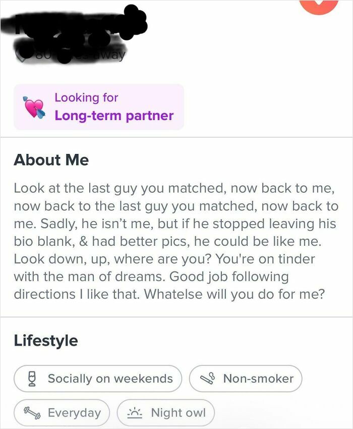 42 Cringe Tinder Profiles That Prove Writing About Yourself Is Genuinely The Hardest Thing To Do