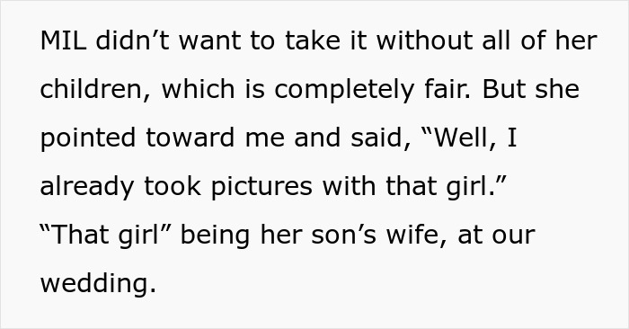Toxic MIL Excludes Bride From Wedding Portrait, Petty Bride Erases It From The Gallery