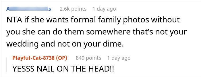 Toxic MIL Excludes Bride From Wedding Portrait, Petty Bride Erases It From The Gallery