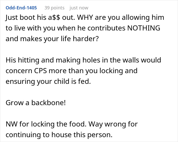 Moocher Keeps Raiding Food Sis Got For Her Son, Gets Violent And Brings Up CPS As She Locks Fridge