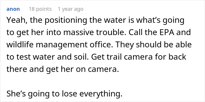 Neighbor From Hell Dumps Vinegar In Shared Stream, Mad As Homeowner Doesn&rsquo;t Allow Her In Hot Spring