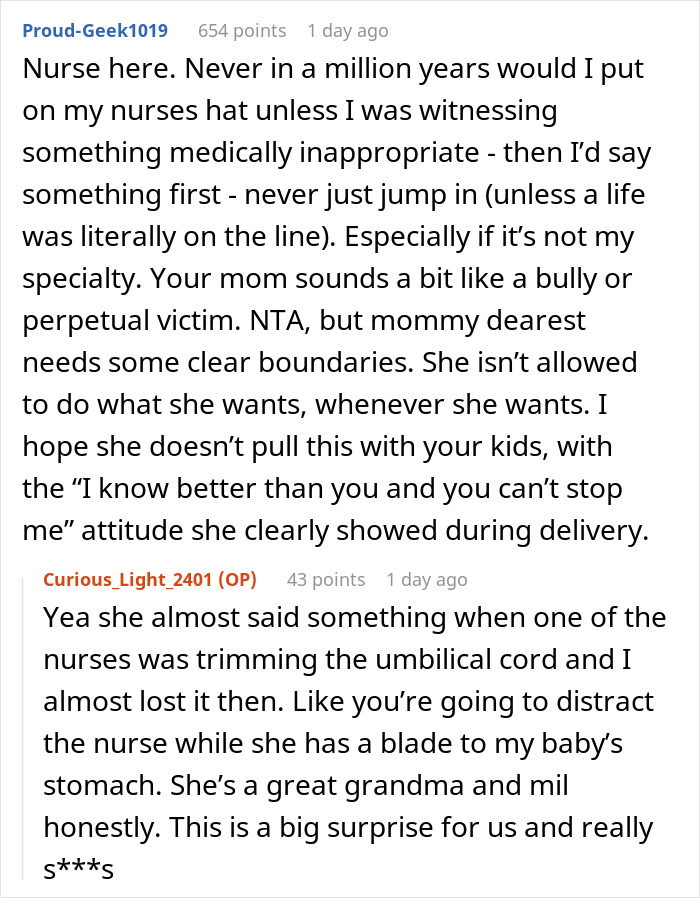 Mom Turns On Her Nurse Mode During DIL’s Delivery, Throws A Hissy Fit As Angry Son Tells Her To Stop