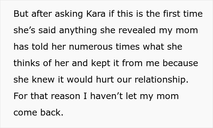 Man Refuses To House His Mom After Learning She Secretly Harassed His Wife Over Her Past Trauma