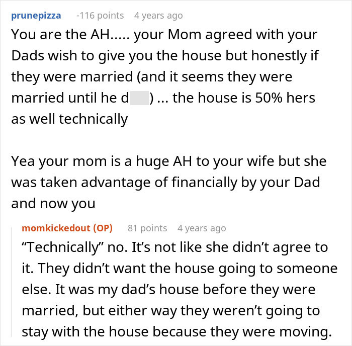Man Refuses To House His Mom After Learning She Secretly Harassed His Wife Over Her Past Trauma