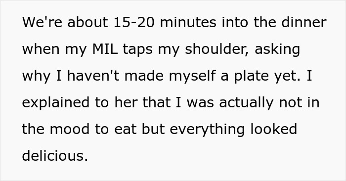 Woman Refuses To Eat At MIL’s Home: “I Don’t Just Eat Anyone’s Cooking”