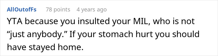 Woman Refuses To Eat At MIL’s Home: “I Don’t Just Eat Anyone’s Cooking”