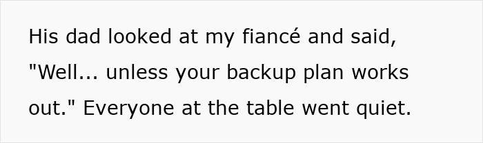 Woman Rethinks Her Engagement After Future Father-In-Law Accidentally Reveals His Son&rsquo;s &ldquo;Backup Plan&rdquo;
