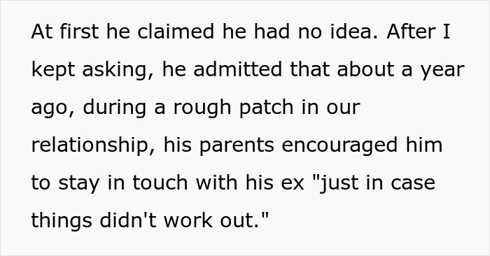 Woman Rethinks Her Engagement After Future Father-In-Law Accidentally Reveals His Son&rsquo;s &ldquo;Backup Plan&rdquo;