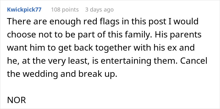 Woman Rethinks Her Engagement After Future Father-In-Law Accidentally Reveals His Son&rsquo;s &ldquo;Backup Plan&rdquo;