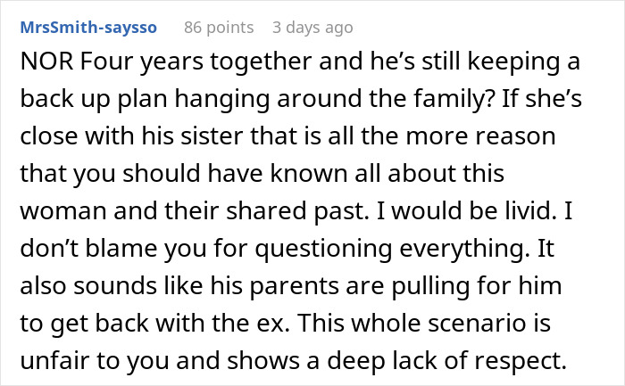 Woman Rethinks Her Engagement After Future Father-In-Law Accidentally Reveals His Son&rsquo;s &ldquo;Backup Plan&rdquo;