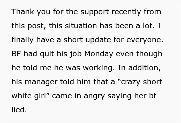 Woman Decides To Surprise Her Boyfriend At Work On His Birthday, But Finds Out He Lied