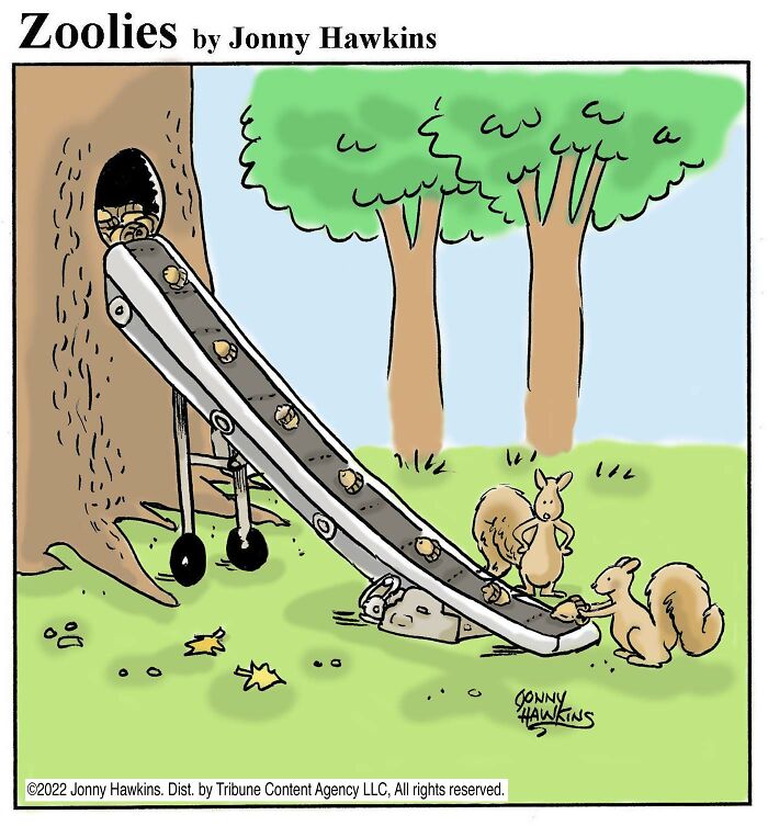 33 Silent Animal Comics By Jonny Hawkins That Don’t Need Words To Make You Laugh