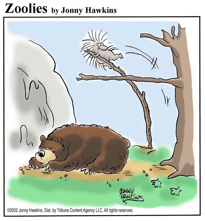 33 Silent Animal Comics By Jonny Hawkins That Don’t Need Words To Make You Laugh