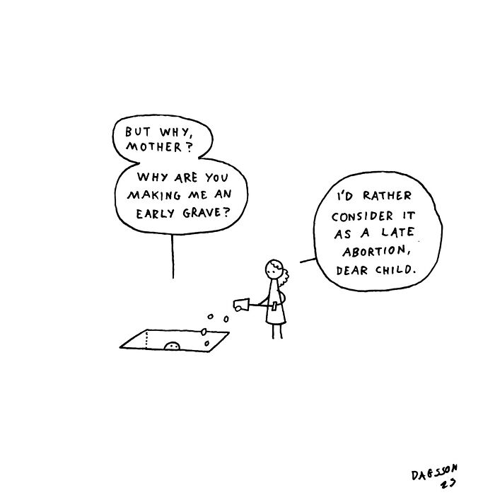 Artist Made 31 Unapologetically Dark Comics For Those Who Appreciate Humor With A Twist