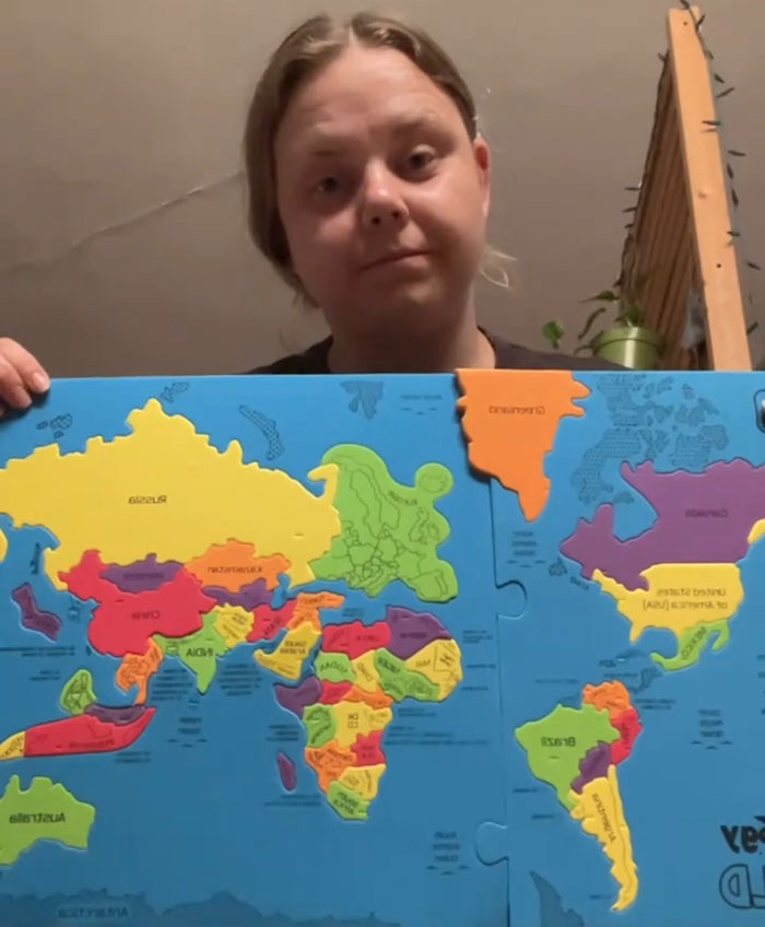 Woman Shows The Actual Scale Of The Continents, And It’s Crazier Than You Think