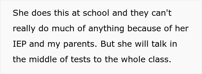 Parents Force Teen To Have Autistic Sis At All Bday Parties, Mad When She Does 18th Bday Differently Parents Force Teen To Have Autistic Sis At All Bday Parties, Mad When She Does 18th Bday Differently