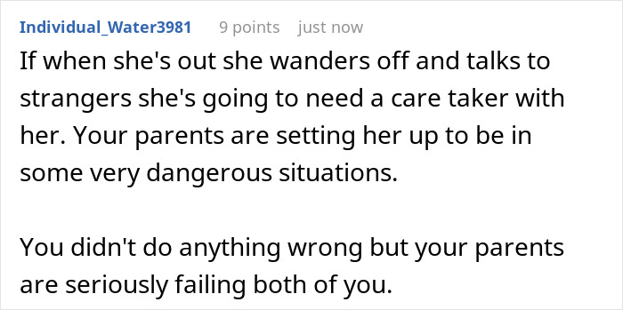 Parents Force Teen To Have Autistic Sis At All Bday Parties, Mad When She Does 18th Bday Differently Parents Force Teen To Have Autistic Sis At All Bday Parties, Mad When She Does 18th Bday Differently