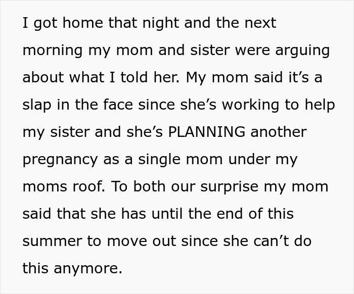 Teen Exposes Sister’s Plan Of 3rd Pregnancy After Being Sick Of Acting Like Free Sitter For Her Kids Teen Exposes Sister’s Plan Of 3rd Pregnancy After Being Sick Of Acting Like Free Sitter For Her Kids