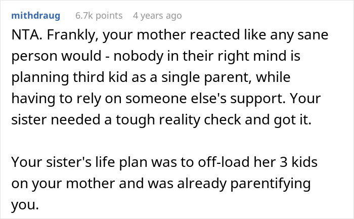 Teen Exposes Sister’s Plan Of 3rd Pregnancy After Being Sick Of Acting Like Free Sitter For Her Kids Teen Exposes Sister’s Plan Of 3rd Pregnancy After Being Sick Of Acting Like Free Sitter For Her Kids