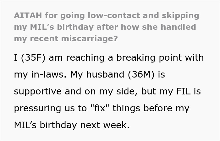 MIL Turns DIL’s And Daughter’s Pregnancy Into A Competition, Offers No Sympathy As DIL Miscarries