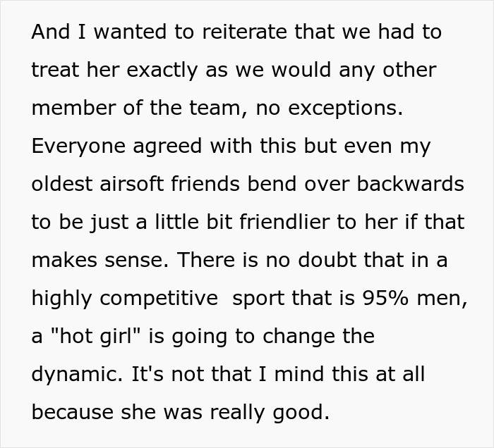 Airsoft Leader Boots Woman For Ignoring Dress Code, Learns She Was Lining Up Sponsors For The Squad Airsoft Leader Boots Woman For Ignoring Dress Code, Learns She Was Lining Up Sponsors For The Squad