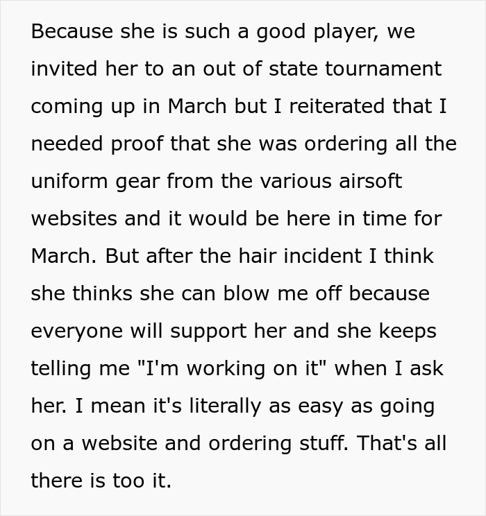 Airsoft Leader Boots Woman For Ignoring Dress Code, Learns She Was Lining Up Sponsors For The Squad Airsoft Leader Boots Woman For Ignoring Dress Code, Learns She Was Lining Up Sponsors For The Squad