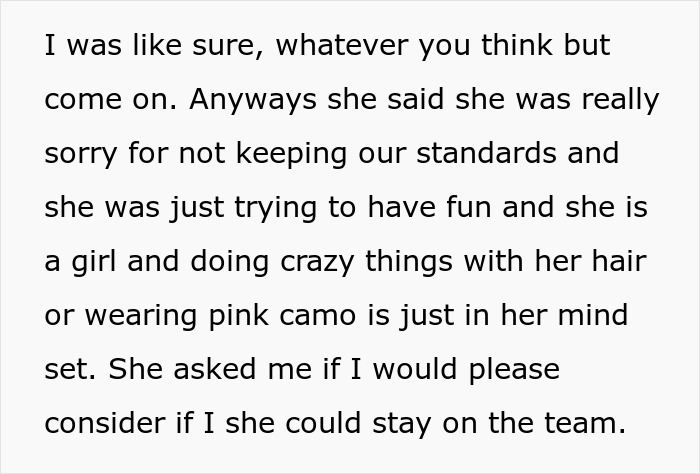 Airsoft Leader Boots Woman For Ignoring Dress Code, Learns She Was Lining Up Sponsors For The Squad Airsoft Leader Boots Woman For Ignoring Dress Code, Learns She Was Lining Up Sponsors For The Squad